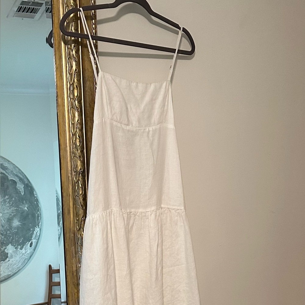 DISSH White Linen Dress